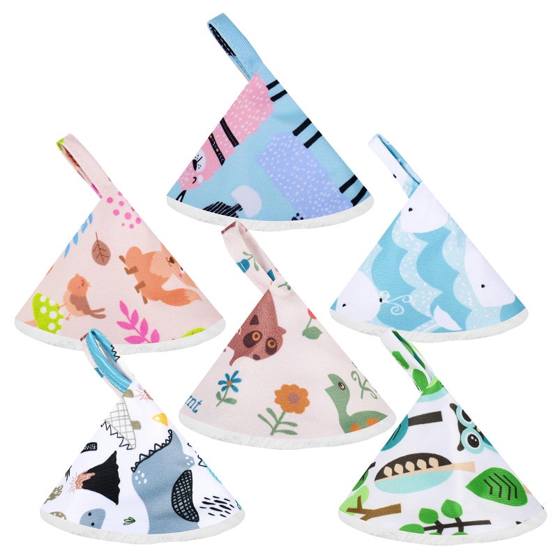 YSSPPOY 6 Pcs Peepeeteepe for Baby Boy Reusable Pee Peep Teepee Baby Boy with Hang Loop6 Patterns - Image 2