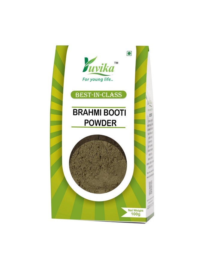 Yuvika Brahmi Booti Powder - Bacopa Monnieri Linn - Indian Pennywort 100 Grams - Image 1