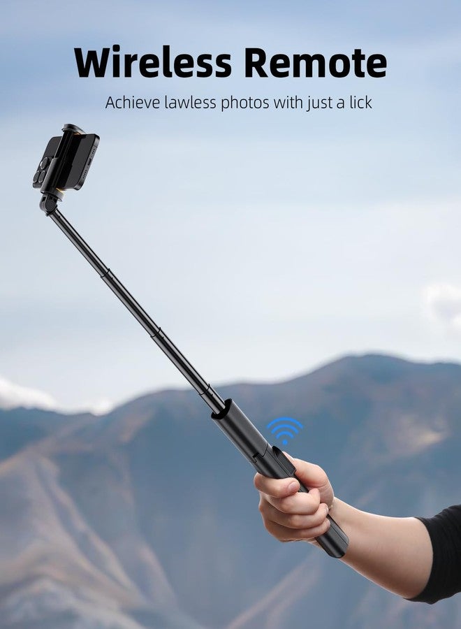 TODI Selfie Stick Tripod, 59" Lightweight Phone Tripod Stand with Wireless Remote, Extendable Selfie Stick for iPhone, All-in-1, Compatible with iPhone/Android - Image 4