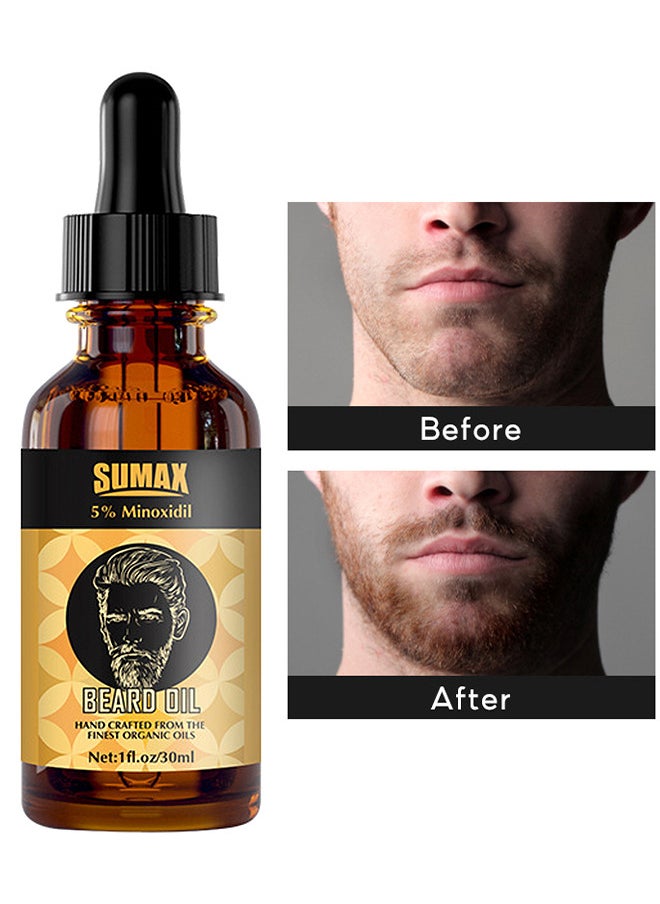 SUMAX - Beard Growth Oil, With 5% Minoxidil 30ML - Image 1