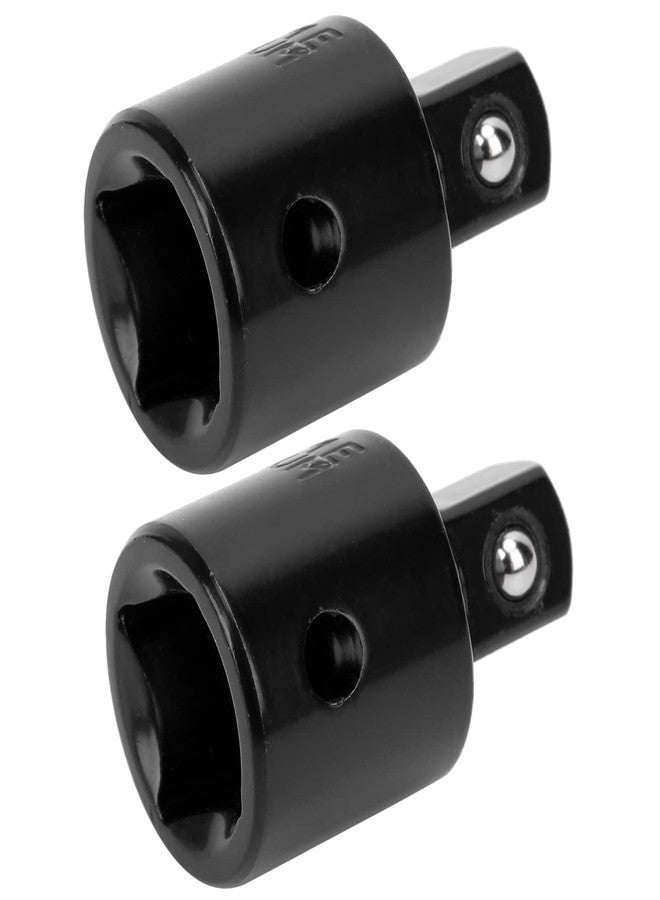 Hyuduo Socket Converter, 2Pcs Socket Ratchet Wrench Converter High Carbon Steel 1/2 to 3/8 Conversion Tool for Impact Driver, drive socket sets - Image 4