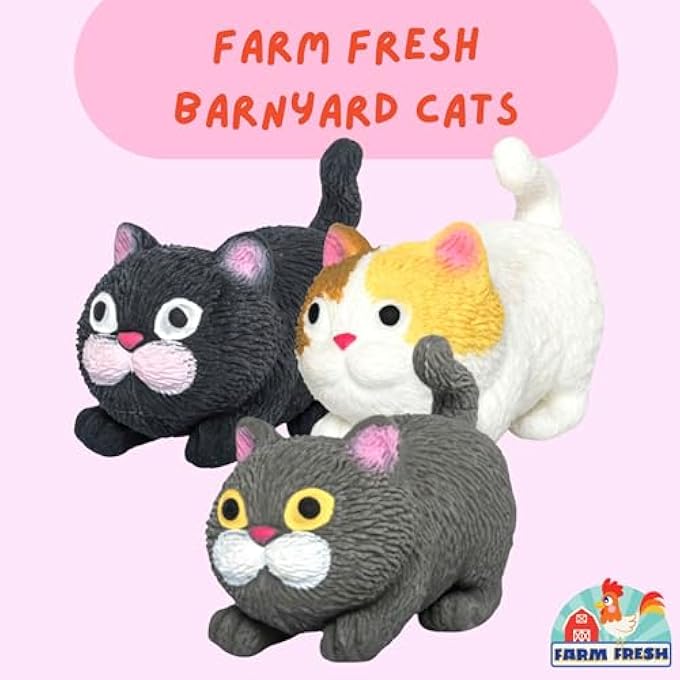 Toysmith Barnyard Cats - 3 Pack - Image 2
