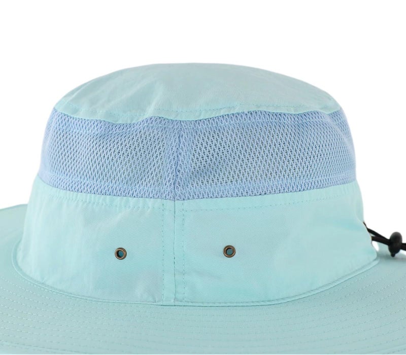 Home Prefer UPF50+ Mens Sun Hat Wide Brim Fishing Hat Airy Womens Bucket Hat UV Protection Hat for Mens Womens Beach Safari Gardening Golf Aqua - Image 4