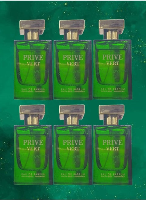 6 Pieces Prive Vert Perfume 100ml EDP