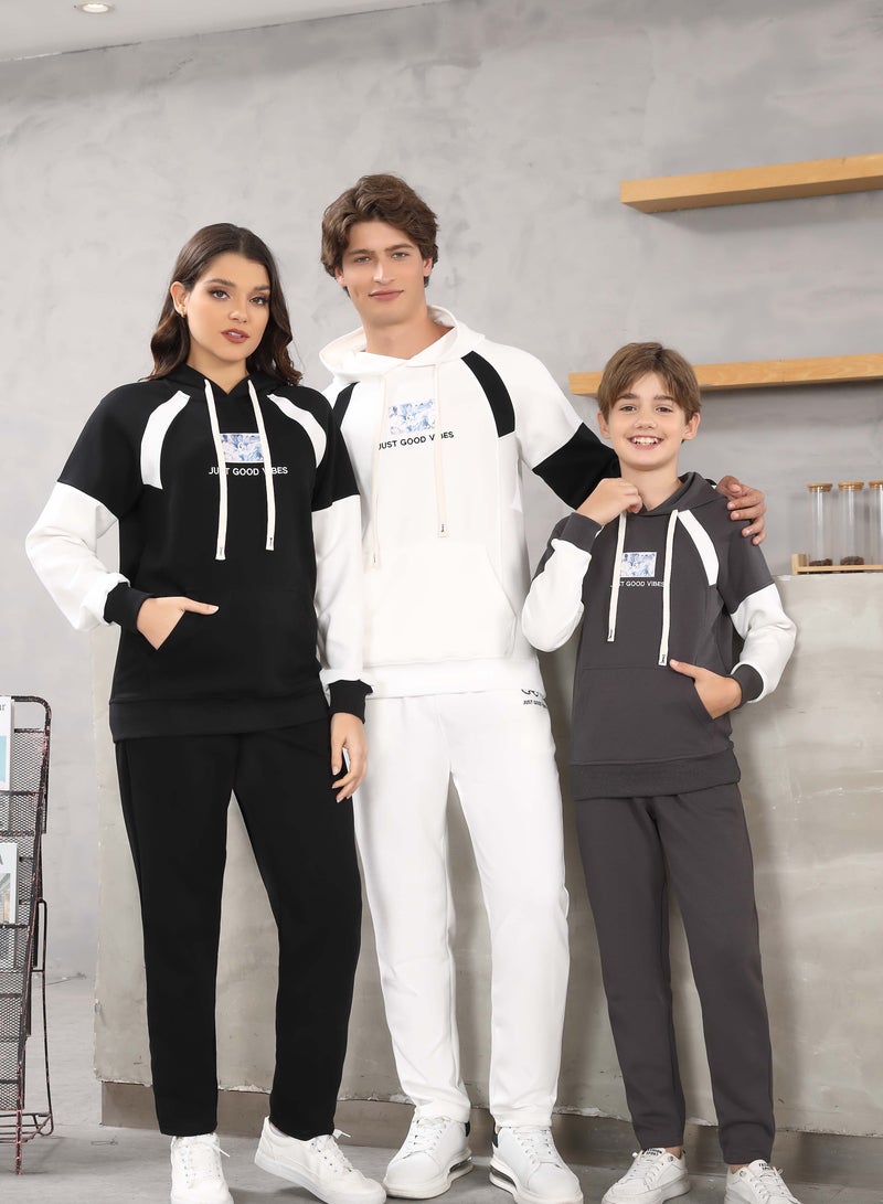 Dantil Line Boys' full hoodie set with back print - Image 2