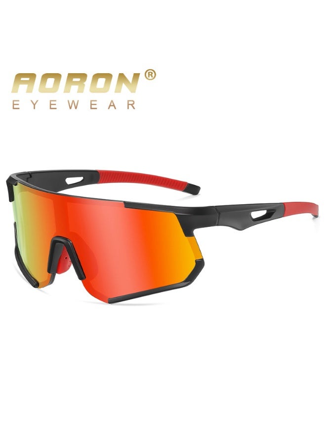 Aoron Outdoor sports sunglasses with UV protection, UV400 polarized riding safety sunglasses, fishing sunglasses, windproof goggles, suitable for baseball and golf. - Image 1