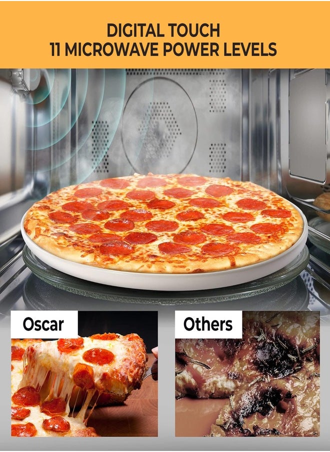 OSCAR | Microwave Oven With Grill | Model: OMW42LDTS | 42 Liter Capacity & Digital Touch Control | 11 Power Levels | 7 Auto Menus | Defrost Settings | Child Safety Lock - pzsku/ZED4CCC9FB2C7008CA78BZ/45/_/1738750679/1c073bc2-afd1-4ad1-897e-8ef50791b9de