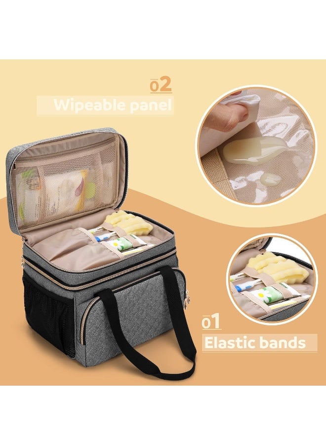 LUXJA حقيبة مضخة الثدي مزدوجة الطبقات من لوكجا متوافقة مع مضخات سبيكترا S1 و S2 - Image 2