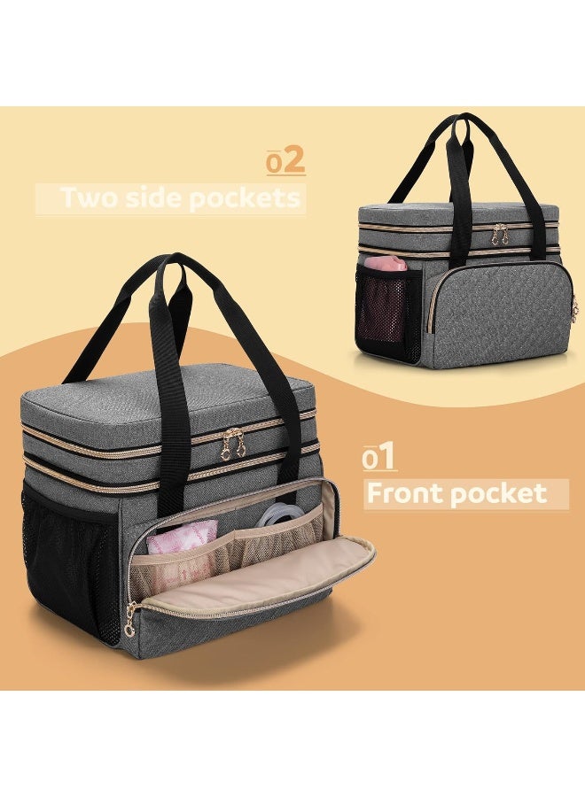 LUXJA حقيبة مضخة الثدي مزدوجة الطبقات من لوكجا متوافقة مع مضخات سبيكترا S1 و S2 - Image 4