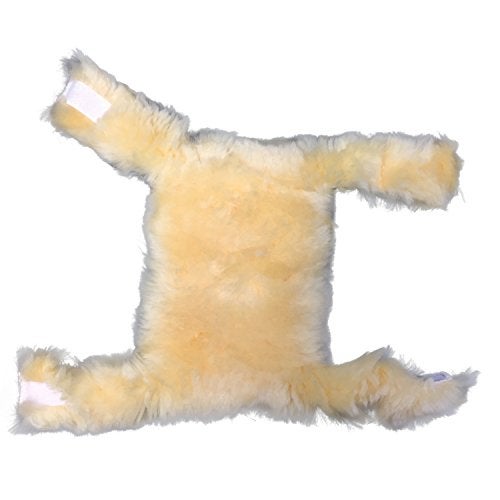 PCP Sheepskin Pressure Relief Sores Elbow Protectors, White - Image 5