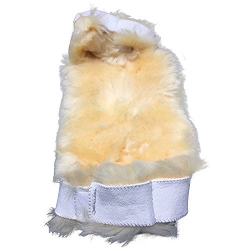 PCP Sheepskin Pressure Relief Sores Elbow Protectors, White - Image 3