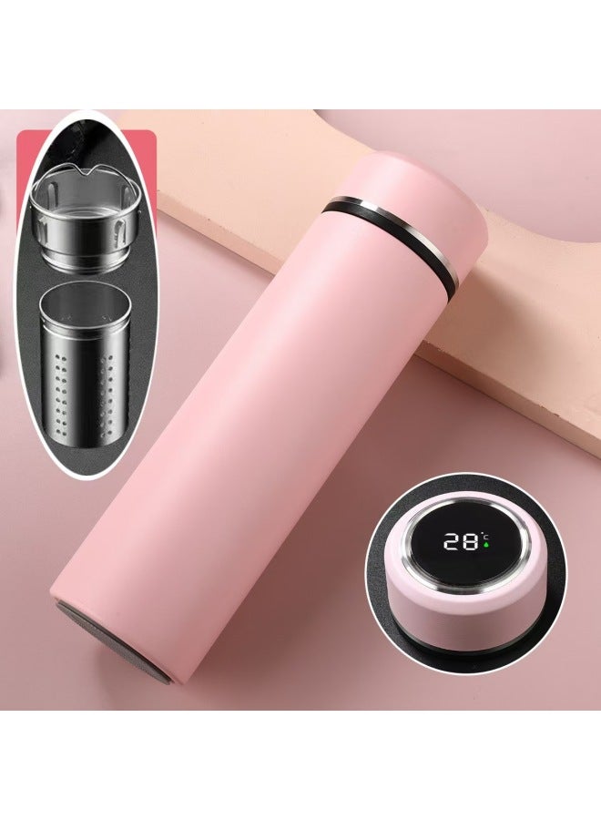 304 Stainless Steel Intelligent 316 Water Cup Tea Separation Straight Cup Uni Gift Business Lettering Insulation Water Cup