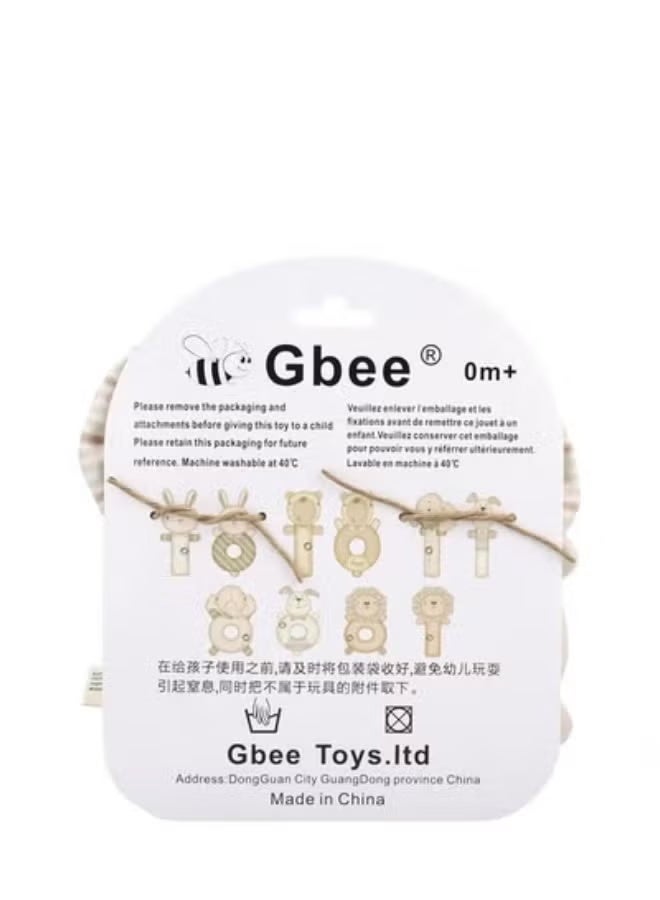 Gbee Top-Quality Material Organic Cotton Rattles Toy Set For Kids Hand Bell Infant Educational Mobiles Toys - Image 2