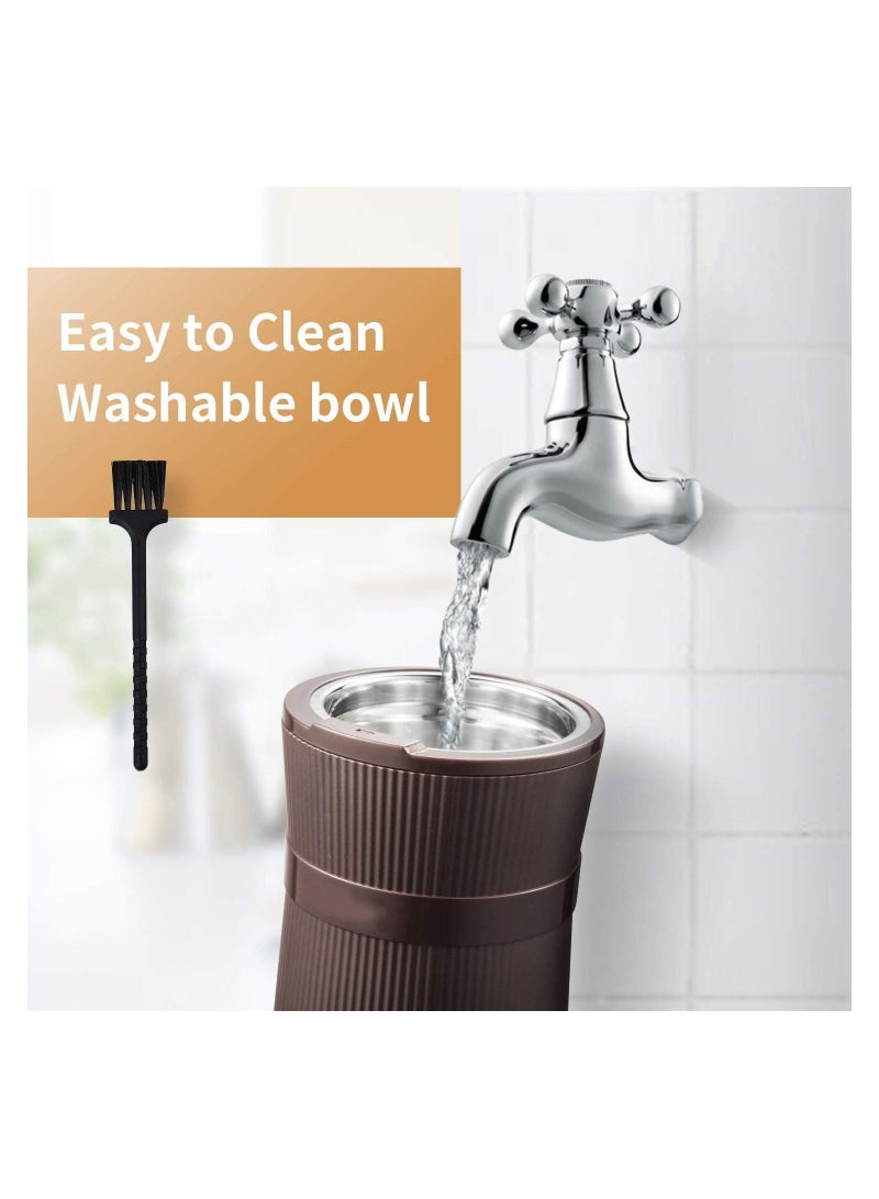 SYOSI Coffee & Spice Grinders Electric Removable Stainless Steel Bowls for Dry or Wet Grinding Electric Coffee Grinder,Spice Grinder Stainless Steel Blade BPA Free - Image 3