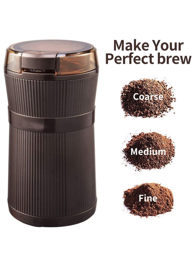 SYOSI Coffee & Spice Grinders Electric Removable Stainless Steel Bowls for Dry or Wet Grinding Electric Coffee Grinder,Spice Grinder Stainless Steel Blade BPA Free - Image 5