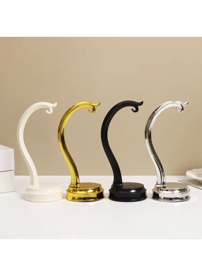 Ramadan lantern stand for hanging lanterns, black color, very clean plastic material, size: 18 cm (small size) - Image 3