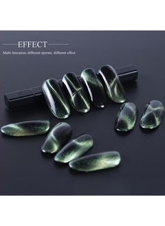 Realfrog 3pcs Nail Magnet Cat Eye Magnet for Nails, Magnetic Gel Nail Polish, Double-Head Nail Magnets Wand, Magic Stronger Magnet Stick Manicure Tool for Cat Eye Gel Polish DIY Nail Art  - Image 4