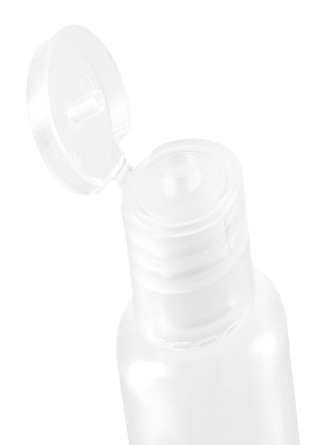 PINGEUI 100 Pack 1oz/30ml Clear Plastic Empty Bottles with Flip Cap, Refillable Travel/Daily Use Bottles - Image 3