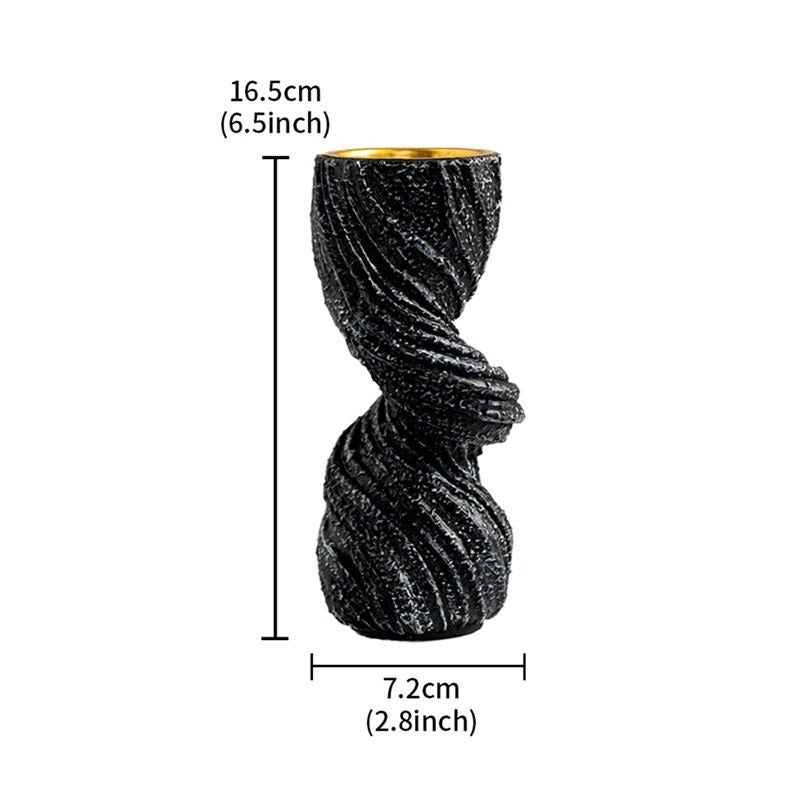 Distorted textures standing incense burner, modern home decor