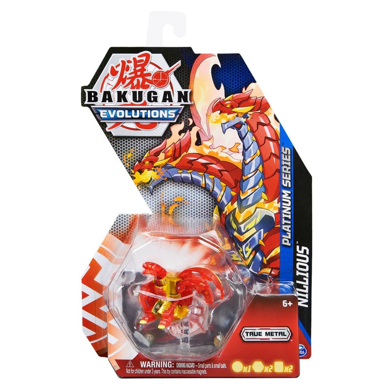 BAKUGAN Bakugan Evolutions 2022 Platinum Series Die-cast Pyrus Nillious  - Image 1