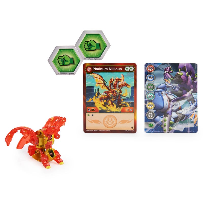 BAKUGAN Bakugan Evolutions 2022 Platinum Series Die-cast Pyrus Nillious  - Image 2