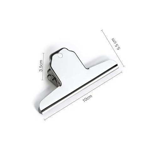 oddpod™ 6 Pcs Dingli Medium Stainless Steel Paper Clip/Money Binder Clamp for Home Office School Supplies - 4 Inches - Image 3