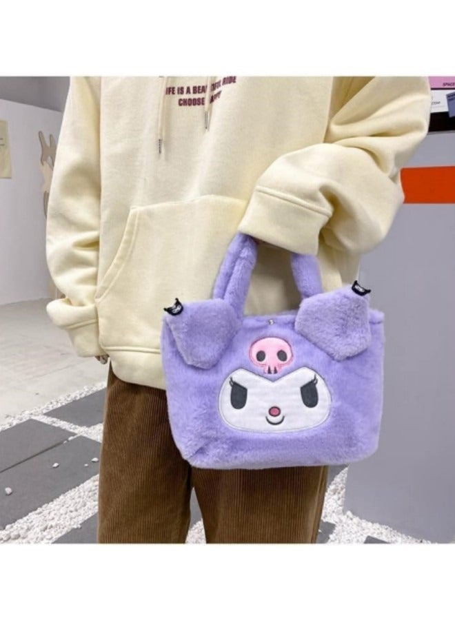 حقيبة يد قطيفة من Kawaii Cinnamoroll Sanrio من My Melody Anime - Image 5