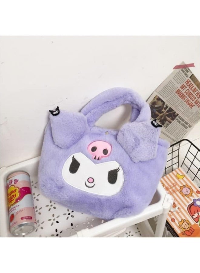 حقيبة يد قطيفة من Kawaii Cinnamoroll Sanrio من My Melody Anime - Image 3