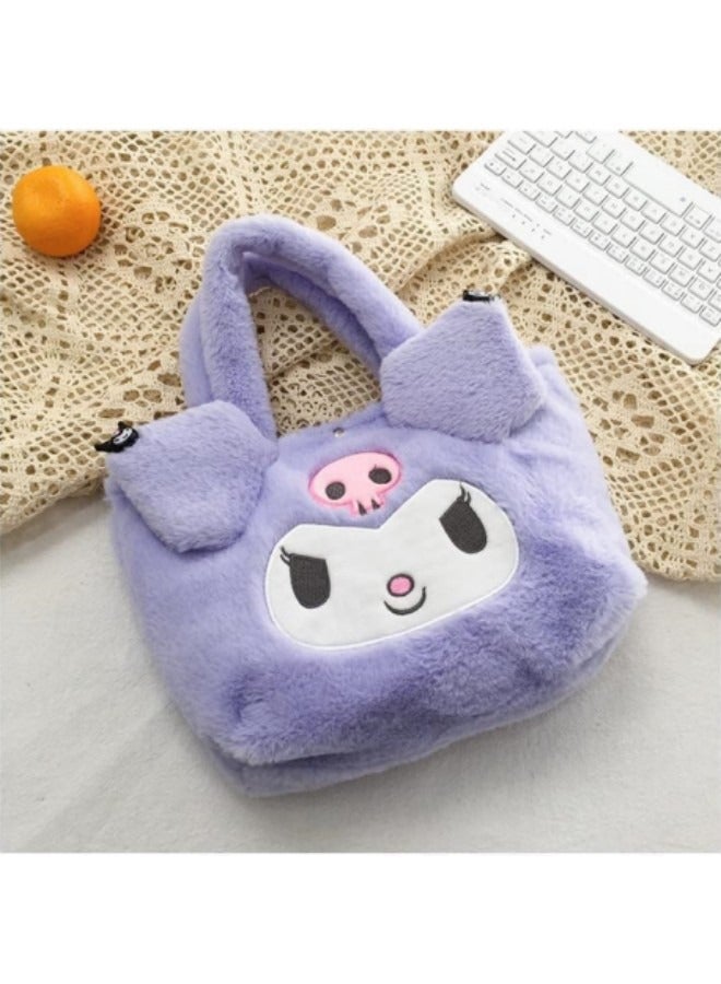 حقيبة يد قطيفة من Kawaii Cinnamoroll Sanrio من My Melody Anime - Image 4