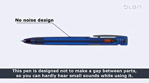 Stationery JP Zebra Blen Retractable Ballpoint Pen, Bold Point 0.7mm, White Body, 3 Colors Ink, Sticky Notes Value Set - Image 3