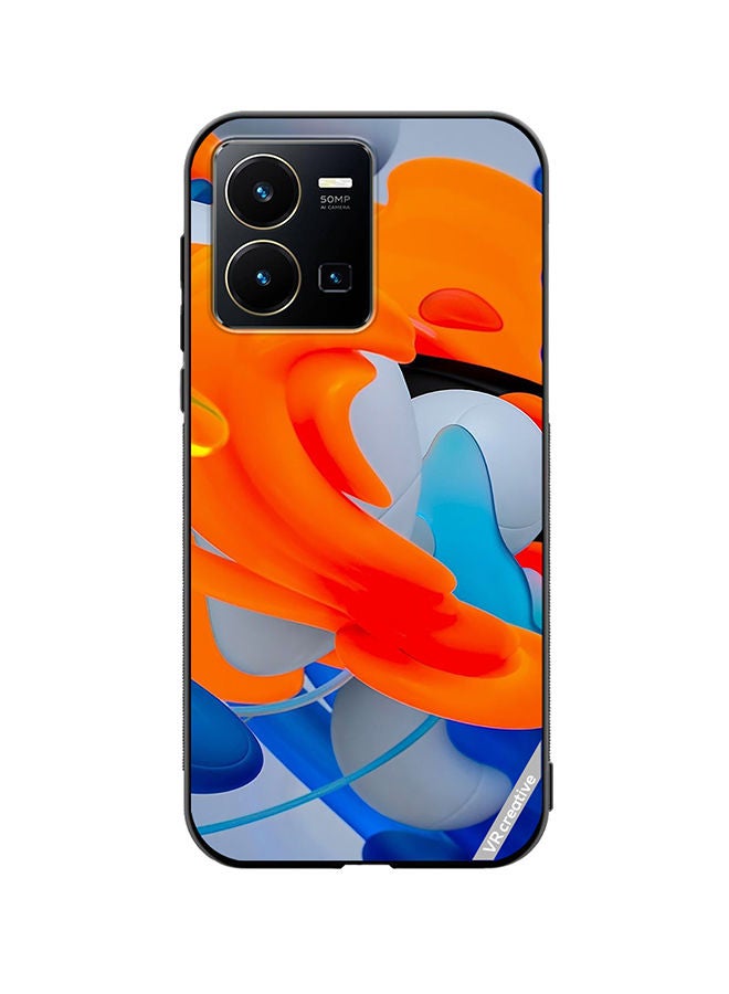 Protective Case Cover For Vivo Y35 Multicolor Design