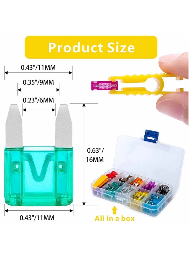 هيدفانا صمامات شفرة، 120 قطعة تشكيلة صمامات شفرات صغيرة (2، 3، 5، 7.5، 10، 15، 20، 25، 30، 35 أمبير) لمجموعة صمامات السيارات الشاحنات القوارب أجهزة الصراف الآلي. - Image 5