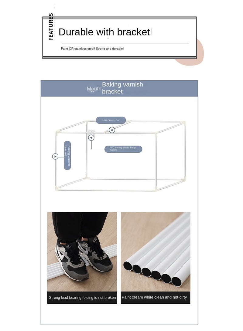 Y&D Bed Canopy Tents Curtain Blackout Curtain Single Bed Tent Curtain Student Shading Cloth Bed Canopy Mosquito Net Student Sleep Privacy Protection - Image 4