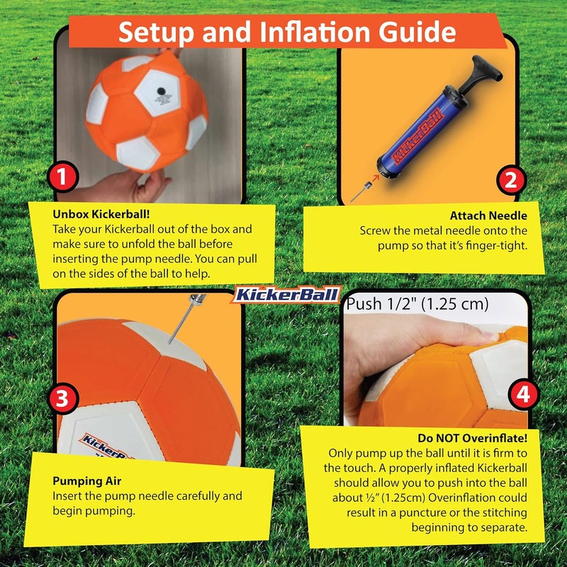 KickerBall - Curve and Swerve Soccer Ball/Football Toy - Kick Like The Pros, Great Gift for Boys and Girls - Perfect for Outdoor & Indoor Match or Game - Image 4