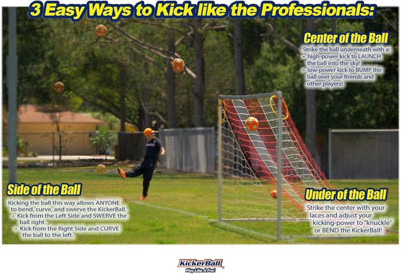 KickerBall - Curve and Swerve Soccer Ball/Football Toy - Kick Like The Pros, Great Gift for Boys and Girls - Perfect for Outdoor & Indoor Match or Game - Image 5