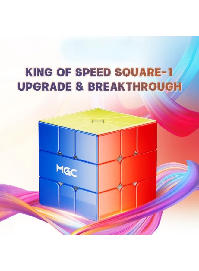 YJ MGC SQ-1 (Square 1) V2 Magnetic UV Coated Cube - Image 2