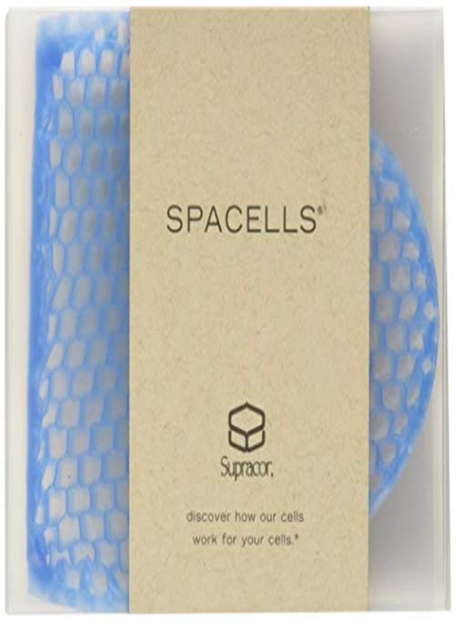 Supracor SpaCell Facial Sponge - Face Scrubber, Honeycomb Face Exfoliator for Smoother, Softer, and Younger Looking Skin, Blue, One Pack - Image 2