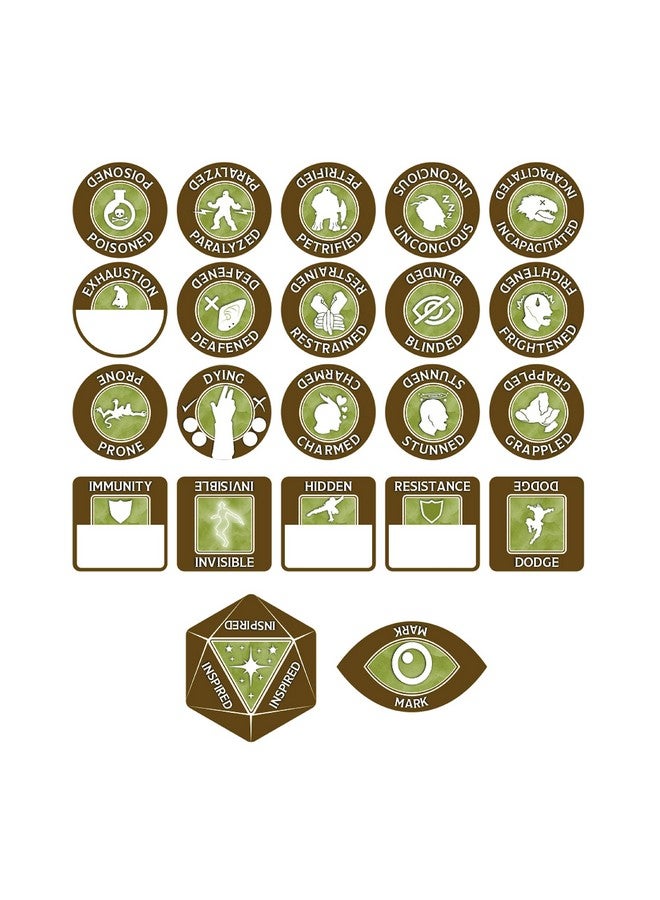 Gale Force Nine Ranger Token Set Multicolor - Image 4