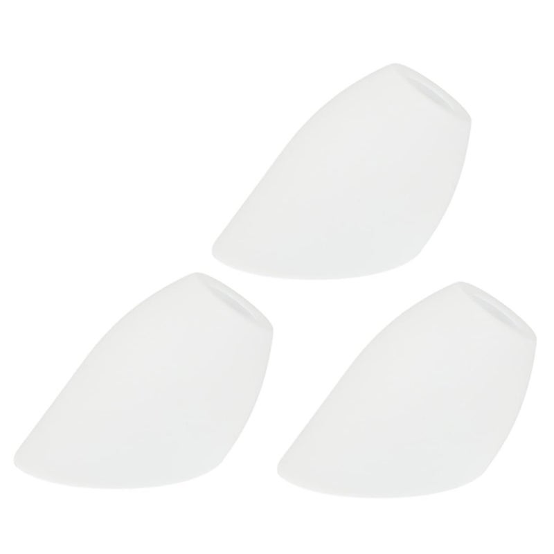 White Fluted Scalloped Plastic Lamp Shade Set Of 3 For Table Floor Wall Light 13 60X11 00X4 00CM - Image 2