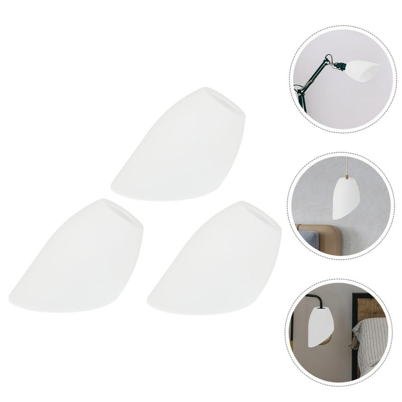 White Fluted Scalloped Plastic Lamp Shade Set Of 3 For Table Floor Wall Light 13 60X11 00X4 00CM - Image 4