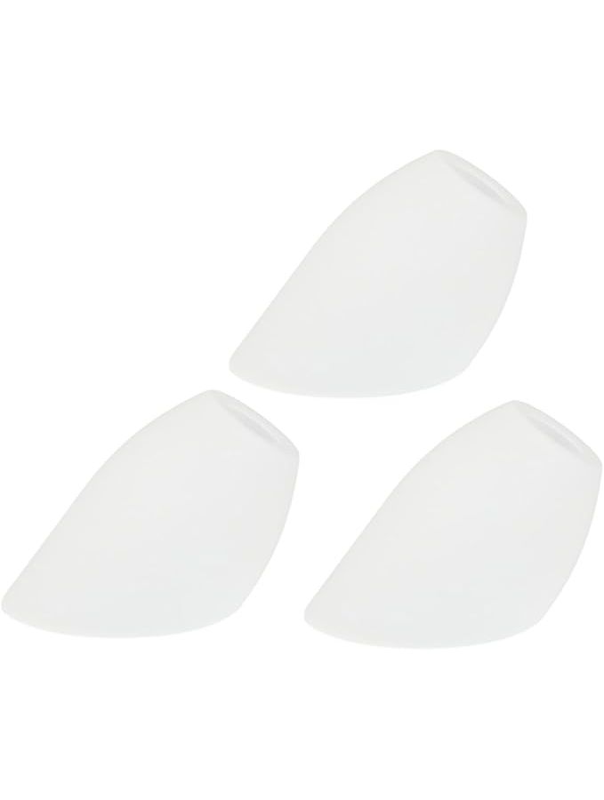 White Fluted Scalloped Plastic Lamp Shade Set Of 3 For Table Floor Wall Light 13 60X11 00X4 00CM - Image 1