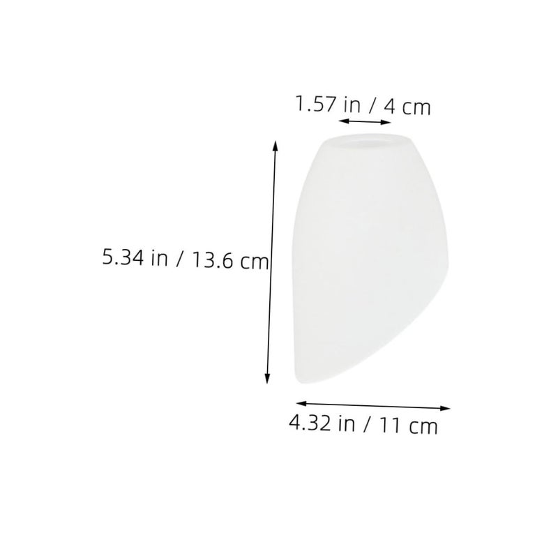 White Fluted Scalloped Plastic Lamp Shade Set Of 3 For Table Floor Wall Light 13 60X11 00X4 00CM - Image 3