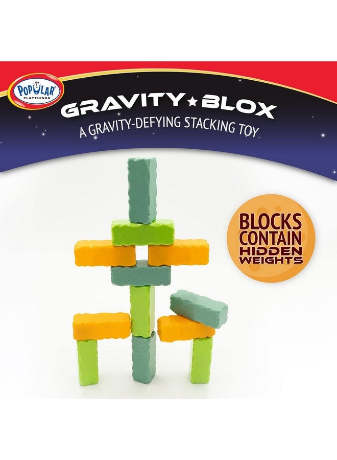 POPULAR PLAYTHINGS Gravity Blox, Weighted Building Block Set Toy for Balancing and Creating - Image 2