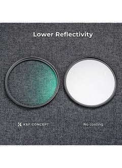 K&F Concept 49Mm Black Diffusion 1 4 & 1 8 Filters Kit Mist Cinematic Effect Filters Set With Multilayer Coated For Camera Lens K Series  - Image 5