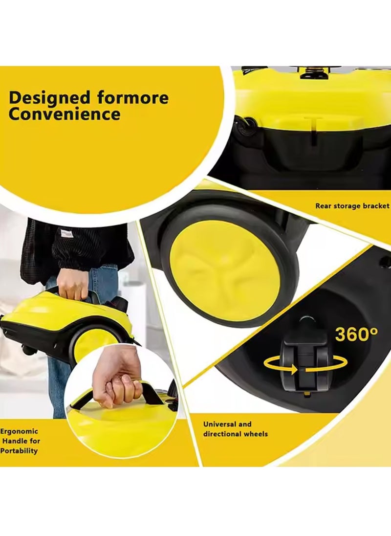 Multifunction Steam Cleaner, for Floor Cleaning/Car Cleaning/Sofa Cleaning/Kitchen Cleaning/Toilet Cleaning/Washer Cleaning/Housekeeping, 2L, 2000W, 3m Wired, SE8620, Yellow - pzsku/ZED4D8479855AEBBB99B9Z/45/_/1740539869/c9cce17c-2c7b-48e0-9bfe-f661664a7925