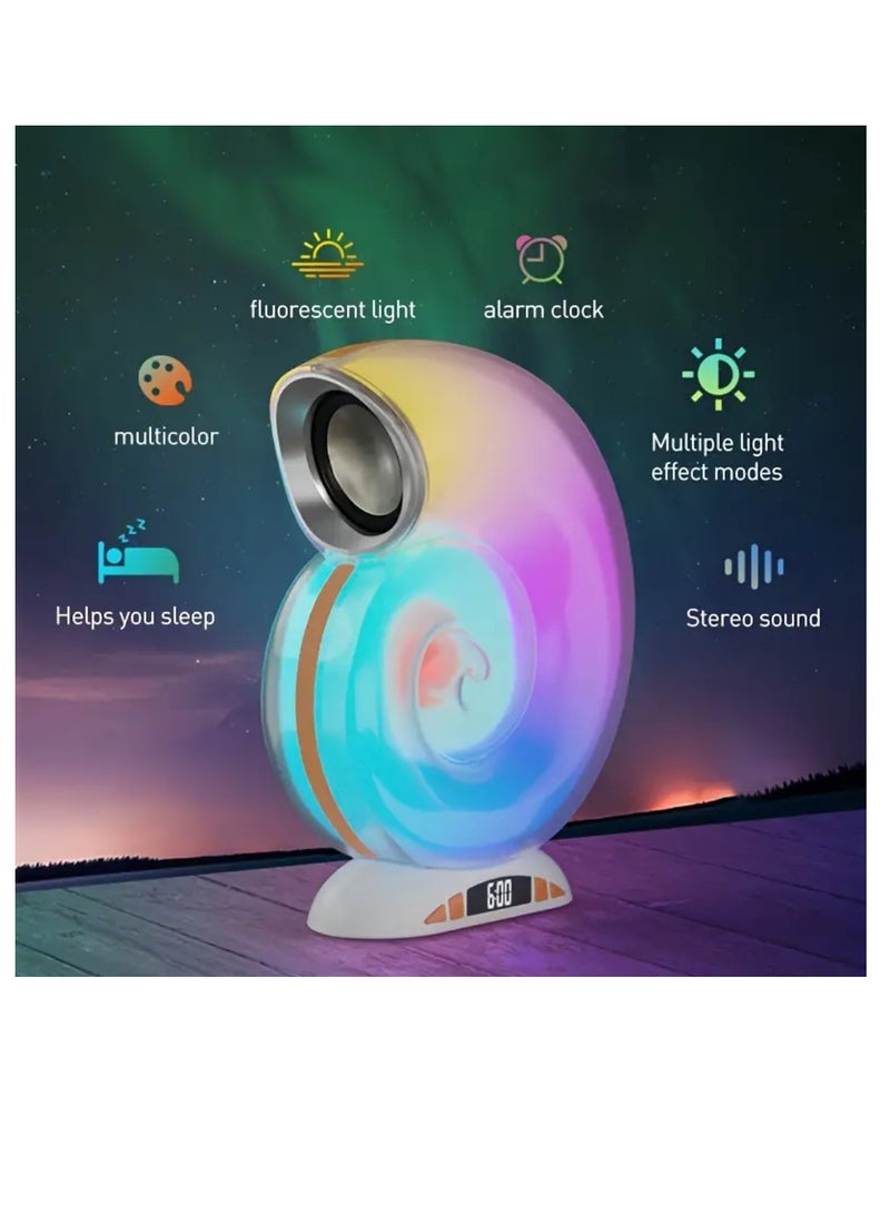 DIGI CORE Conch Music Light Creative Smart Bluetooth Audio APP Control Wake-up Light Sleep Light Comes With White Noise - Image 3