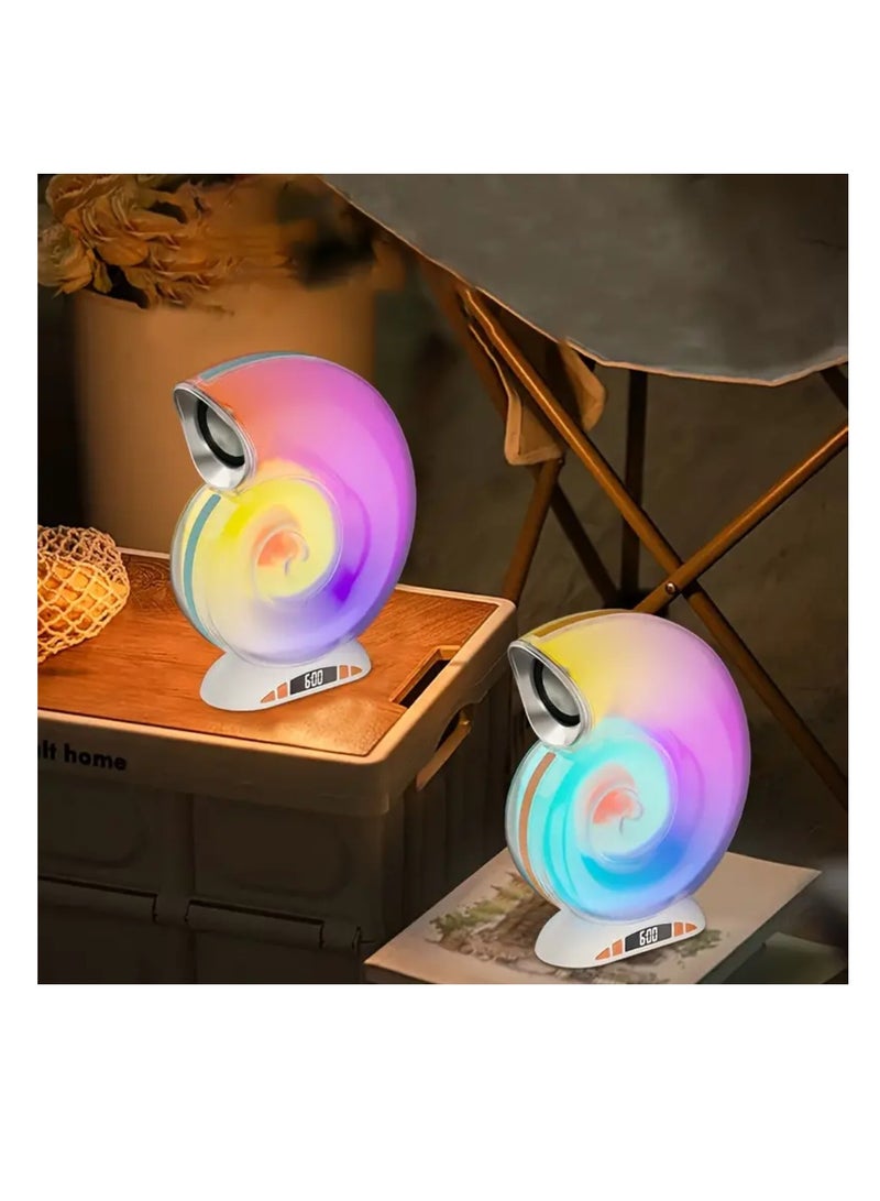 DIGI CORE Conch Music Light Creative Smart Bluetooth Audio APP Control Wake-up Light Sleep Light Comes With White Noise - Image 4