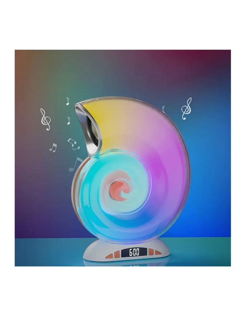 DIGI CORE Conch Music Light Creative Smart Bluetooth Audio APP Control Wake-up Light Sleep Light Comes With White Noise - Image 5