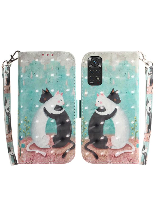 The Bros Case For Xiaomi Redmi Note 11 Foreign 3D Colored Horizontal Flip Leather Phone Case