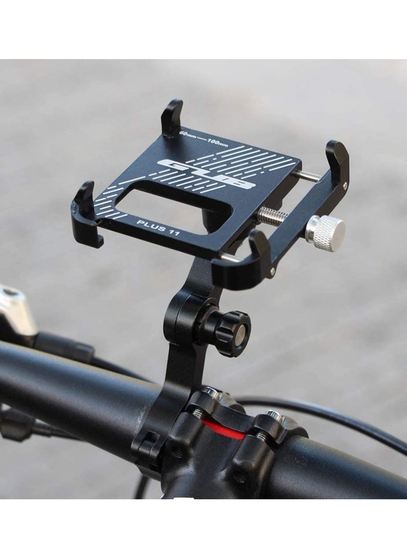 GUB - Plus11 Bicycle & Motorcycle Phone Mount, Aluminum Alloy Bike Phone Holder With 360° Rotation Adjustable For Iphone X Xr Xs 7S 8 Plus, For Samsung S7/S6/Note5/4 Gps Mount 4 To 6.8 Inch - Image 1